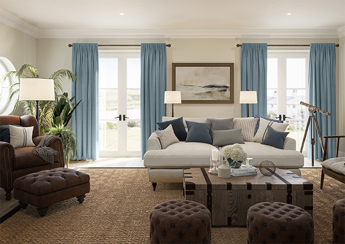 Roslin (Blackout), Tranquil Blue - Made to Measure Curtains - Image 15